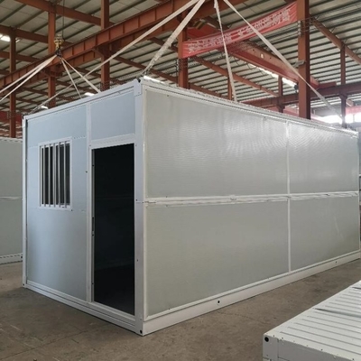Casas de contenedores prefabricadas plegables portátiles de montaje fácil