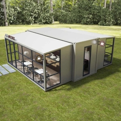 Casas de contenedores de alta gama de transporte de mercancías prefabricadas modulares o móviles Q235B o Q345B de acero