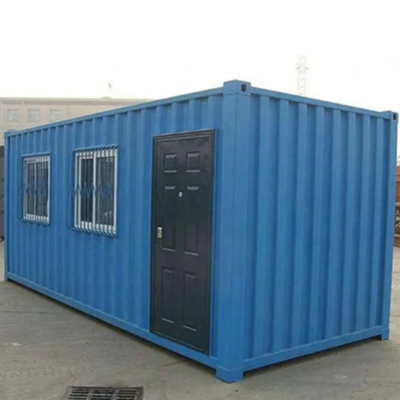 Oficina de acampada al aire libre Garaje plegable 40 pies 20 pies Casa de contenedores Tipo Z Instalación de toboganes