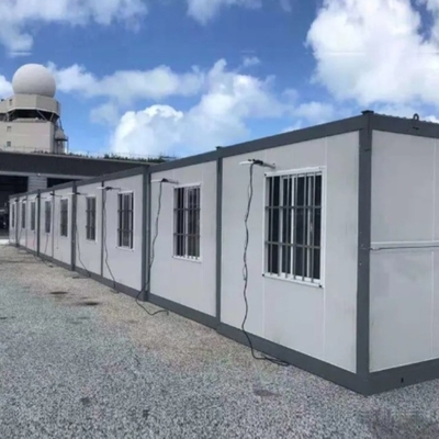 Casas de contenedores de carga prefabricadas portátiles de montaje rápido de contenedores plegables apilables