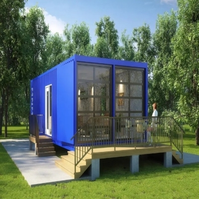 Edificio de oficinas portátiles modulares de prefabricación rápida de 40 pies