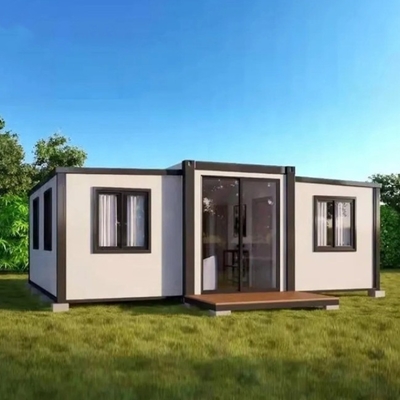 Casa de contenedores plegable de doble ala estándar de construcción rápida