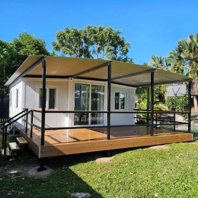 20FT 40FT Casa prefabricada expandible / lujoso contenedor de envío Casas de oficinas Edificio Q235 Q345B
