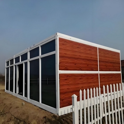 Casa de contenedores plegable de acero galvanizado 10 pies fácil de instalar y transportar