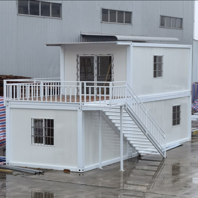 Casa de contenedores plegables de tipo Z con 2 dormitorios Casa plegable fácil de instalar