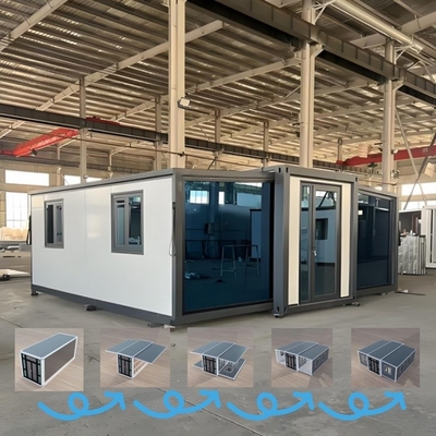 Casa de contenedores expandible de 40 pies con 2 dormitorios Sala de estar Cocina Baño
