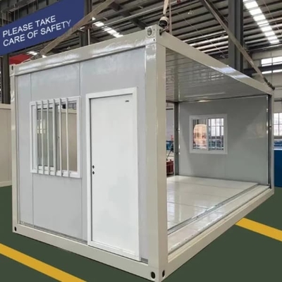 Prefabricación de fábrica Casa de contenedores plegable de forma Z