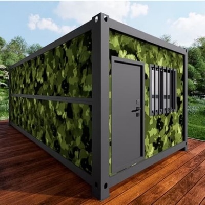Casa de contenedores plegable prefabricada de bajo costo y fácil de instalar