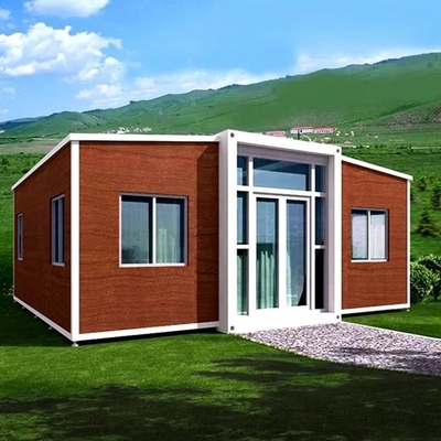 Casas de contenedores modulares expandibles de acero duradero