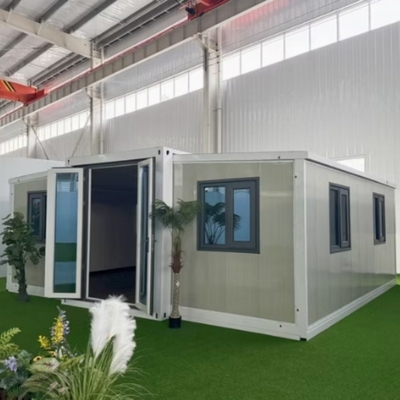 Casa de contenedores expandible de doble ala de 20 pies